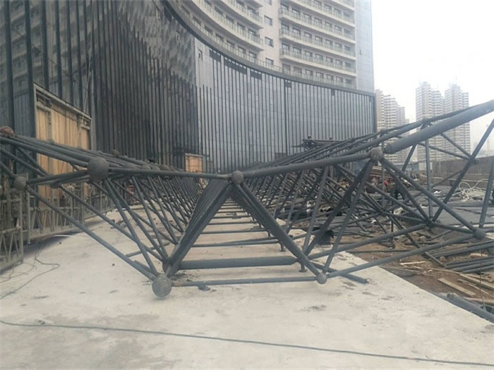 阿拉善盟万豪酒店雨棚网架